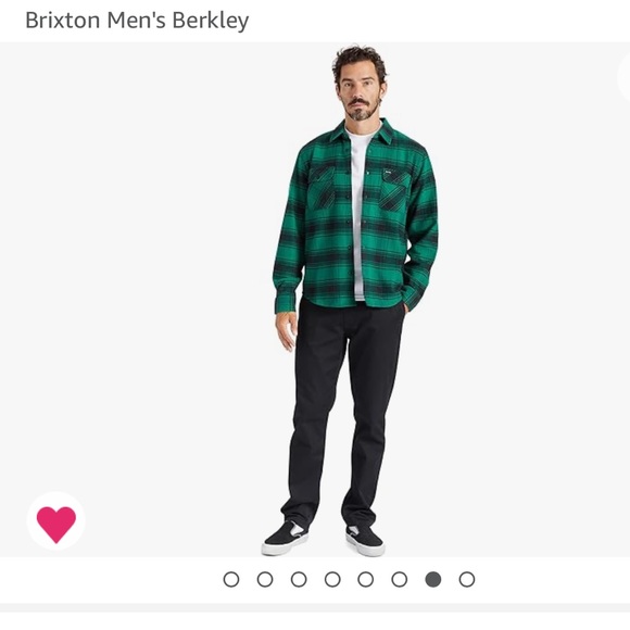 Brixton Berkley Flannel EUC - Picture 2 of 3